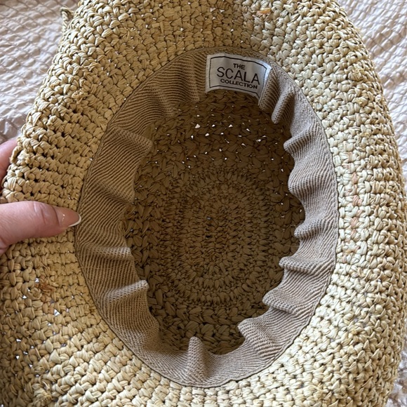 THE SCALA COLLECTION HAT Scala Beaufort - Crocheted Straw Sun Hat - Picture 3 of 5